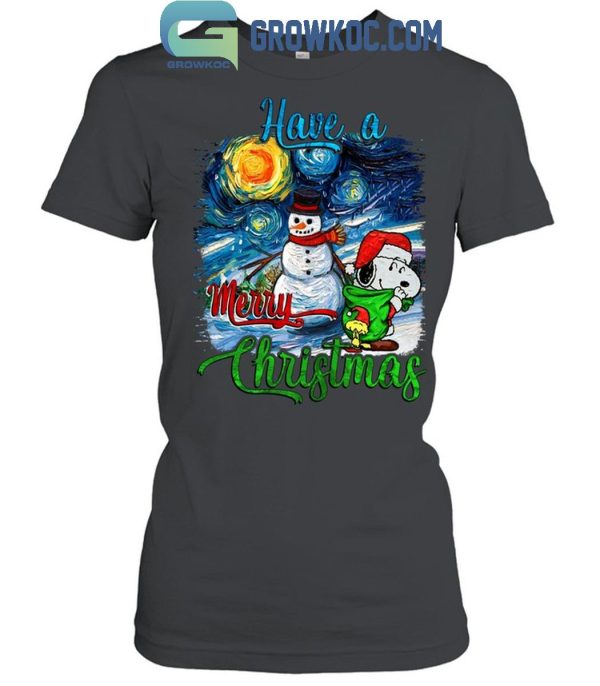 Snoopy Have A Merry Christmas 2024 Happy Holidays T-Shirt