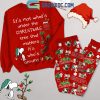 Scooby Doo 2024 Merry Christmas Time For Joy Fleece Pajamas Set Long Sleeve