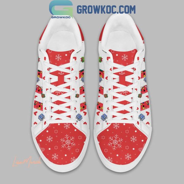 Snoopy Peanuts Merry Christmas Happy Holidays 2024 Stan Smith Shoes