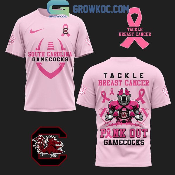 South Carolina Gamecocks Tackle Breast Cancer Pink Out Gamecocks Hoodie T-Shirt