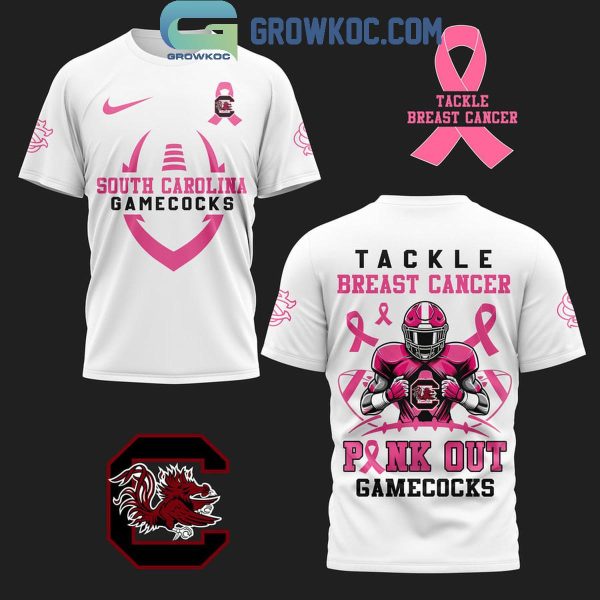 South Carolina Gamecocks Tackle Breast Cancer Pink Out Gamecocks Hoodie T-Shirt