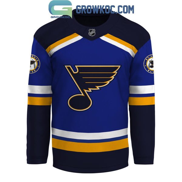 St. Louis Blues 50th Anniversary Of Hello Kitty 2024 Hockey Jersey