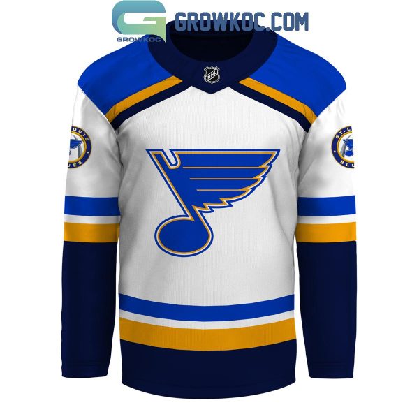 St. Louis Blues Celebrating 50th Anniversary Hello Kitty Personalized Hockey Jersey