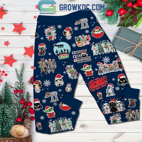 Star Wars We Can Leave The Christmas Light Up ‘Til January Fleece Pajama Set