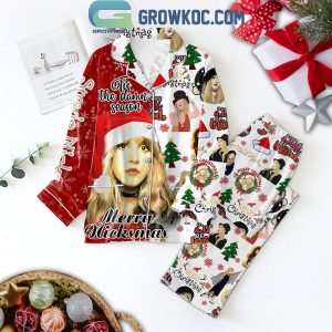 Stevie Nicks Merry Nickmas Christmas Polyester Pajamas Set