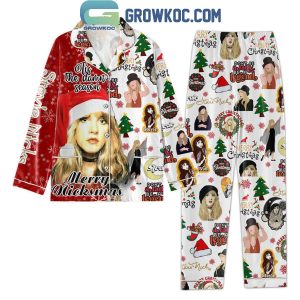 Stevie Nicks Merry Nickmas Christmas Polyester Pajamas Set