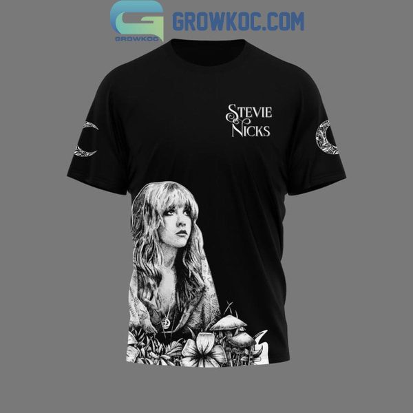 Stevie Nicks Time Cast A Speel On You Black Design Hoodie T-Shirt