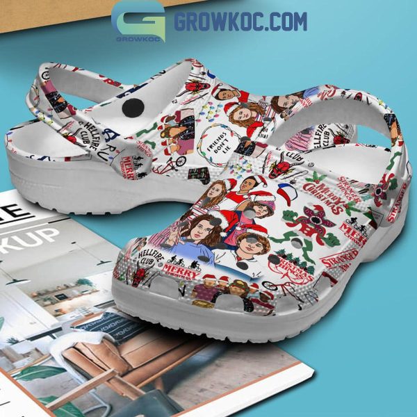 Stranger Things Hellfire Club Run Eleven Christmas Crocs Clogs