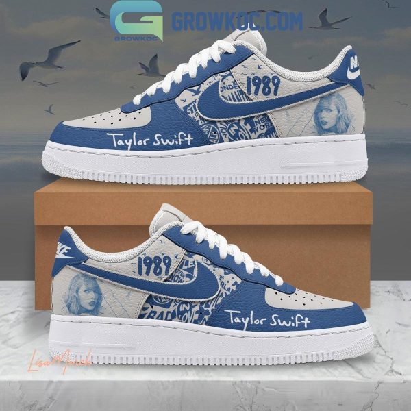 Taylor Swift 1989 In Blue Edition Air Force 1 Shoes