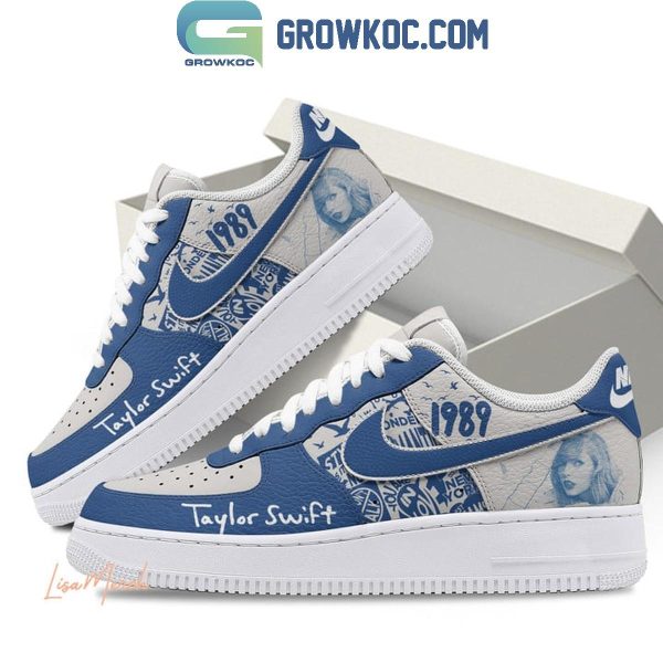 Taylor Swift 1989 In Blue Edition Air Force 1 Shoes