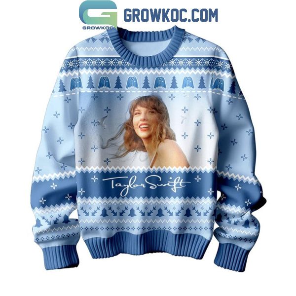 Taylor Swift 1989 In Blue Edition Christmas Ugly Sweater