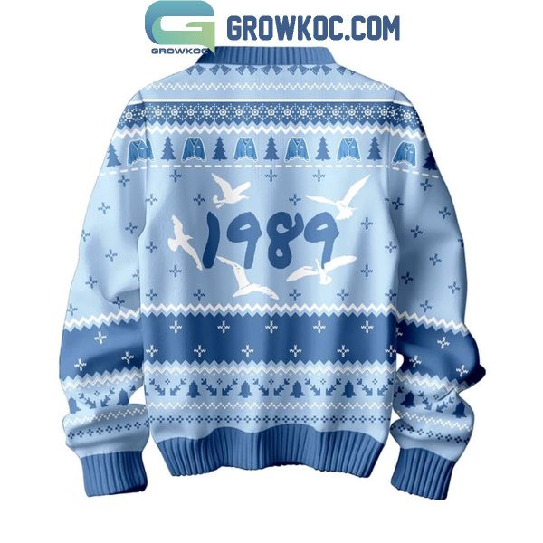 Taylor Swift 1989 In Blue Edition Christmas Ugly Sweater