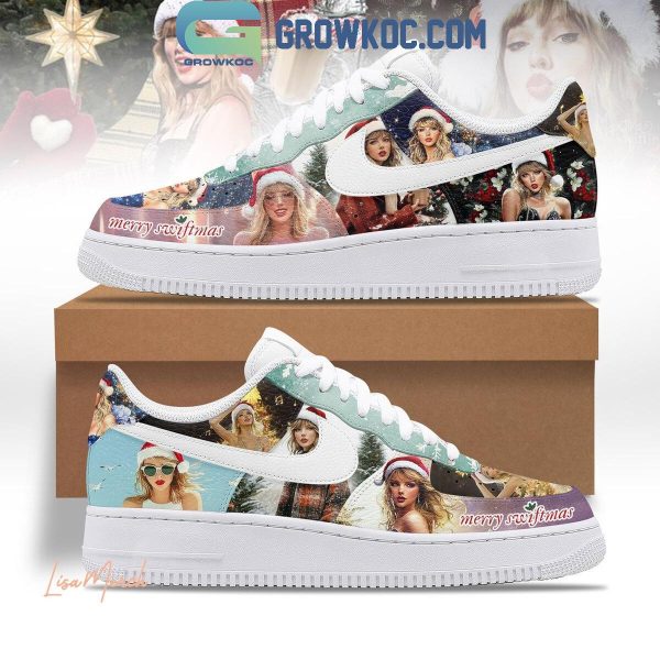 Taylor Swift Merry Swiftmas Christmas Happy New Year Air Force 1 Shoes