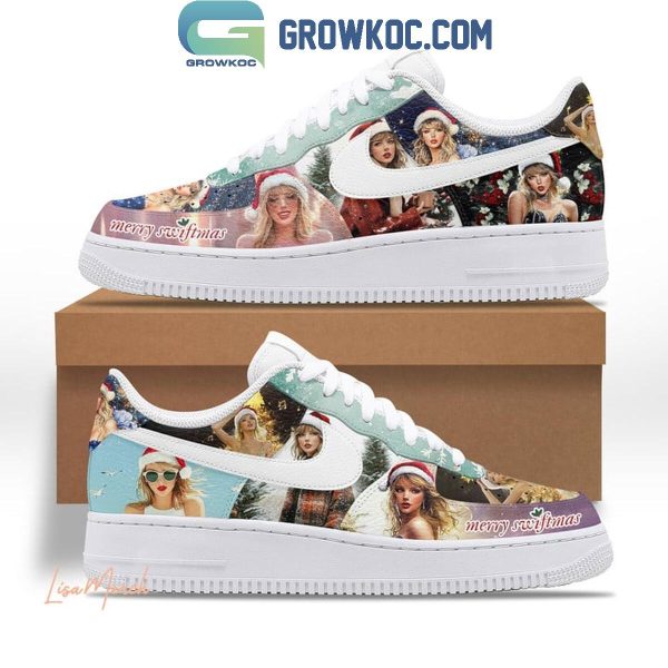 Taylor Swift Merry Swiftmas Christmas Happy New Year Air Force 1 Shoes