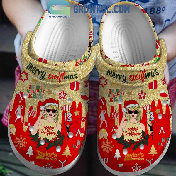 Taylor Swift Merry Swiftmas Taylor’s Version 2024 Crocs Clogs