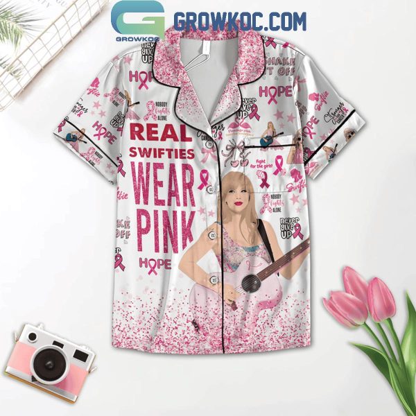 Taylor Swift Real Swifties Wear Pink In October Polyester Pajamas Set