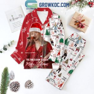 Taylor Swift Tis The Damn Season Merry Christmas Polyester Pajamas Set