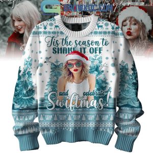 Taylor Swift Tis The Season Shake If Off And Celebrate Swiftmas Christmas Ugly Sweater