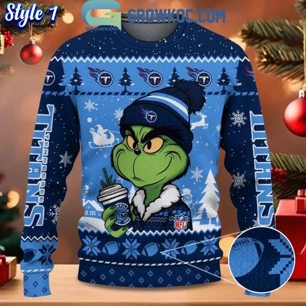 Tennessee Titans Grinch Stolen Christmas 2024 Grinchmas Ugly Sweater