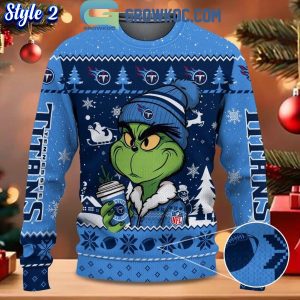 Tennessee Titans Grinch Stolen Christmas 2024 Grinchmas Ugly Sweater