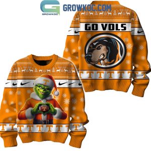 Tennessee Volunteers Go Vols Go Grinch Christmas Ugly Sweater