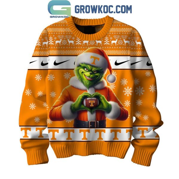 Tennessee Volunteers Go Vols Go Grinch Christmas Ugly Sweater