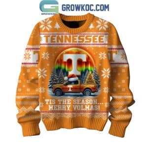 Tennessee Volunteers Tis The Season Merry Volmas Christmas Ugly Sweater