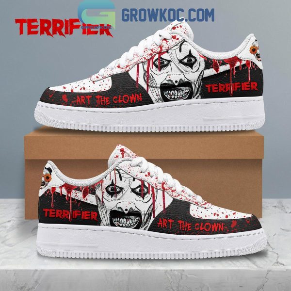 Terrifier 3 Halloween Art The Clown A Work Of Art Air Force 1 Shoes