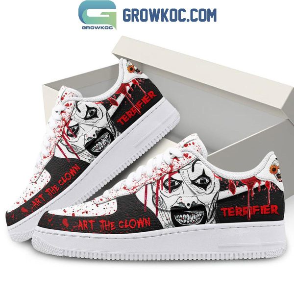 Terrifier 3 Halloween Art The Clown A Work Of Art Air Force 1 Shoes