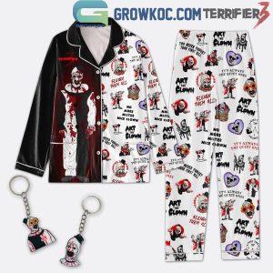 Terrifier 3 It’s Always The Quite Ones Polyester Pajama Set