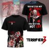 Terrifier 3 Now Who’s Laughing Bloody Disgusting Hoodie T-Shirt