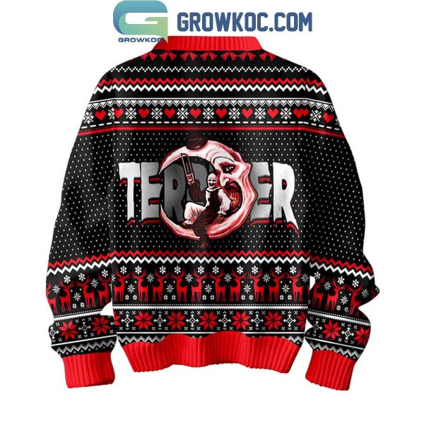 Terrifier In Circus Halloween 2024 Christmas Ugly Sweater