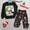 Dave Matthews Band Rocking Christmas Fleece Pajamas Set Long Sleeve Black