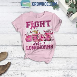 Texas Longhorns Beat Cancer Fight Like A Longhorns Fleece Pajamas Set