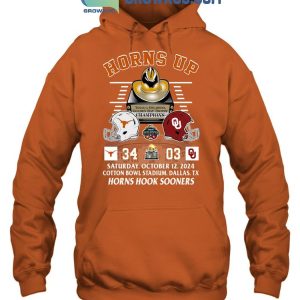 Texas Longhorns Horns Up 2024 Golden Hat Trophy Champions T-Shirt