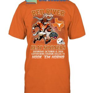 Texas Longhorns Red River Rivalry Beat Oklahoma Sooners T-Shirt