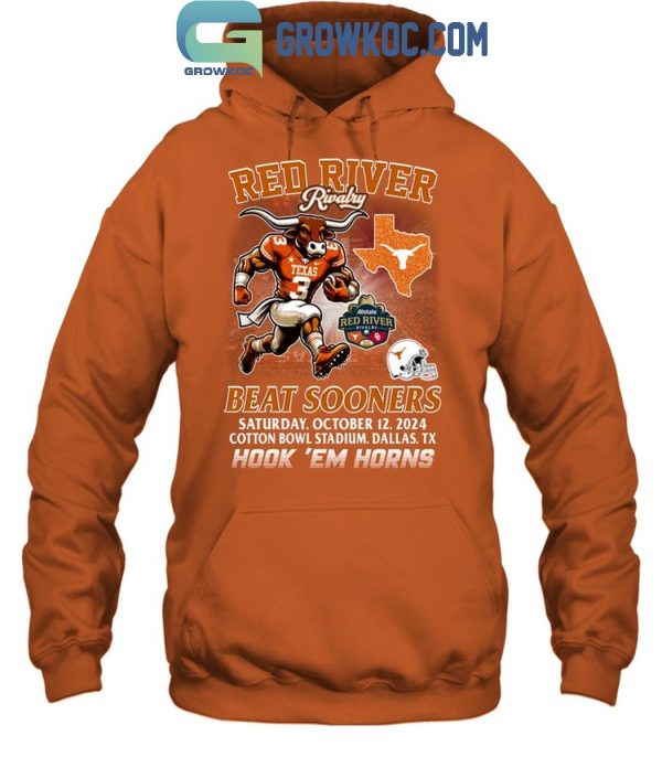 Texas Longhorns Red River Rivalry Beat Oklahoma Sooners T-Shirt