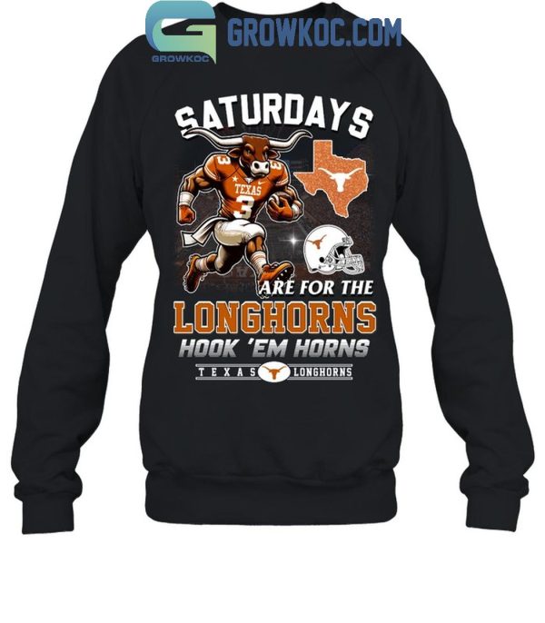 Texas Longhorns Saturdays Are For The Longhorns Hook ‘Em Horns T-Shirt