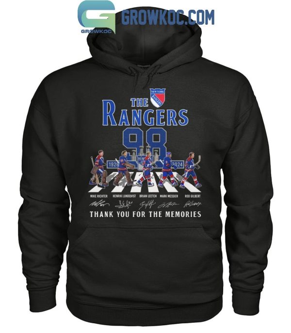 Texas Rangers 98 Years Of The Rangers Legends Thank You For The Memories T-Shirt