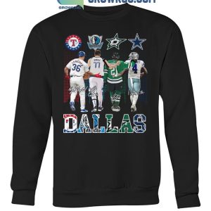 Texas Rangers Dallas Mavericks Dallas Stars Dallas Cowboys Proud State T-Shirt