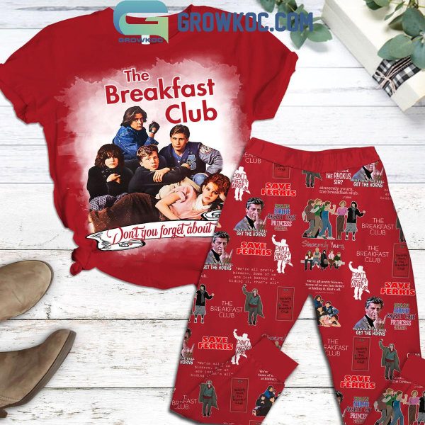 The Breakfast Club Don’t You Forget About Us Fleece Pajama Set