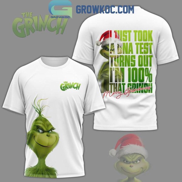 The Grinch I Just Took A DNA Test Turns Out I’m 100% That Grinch Christmas Hoodie T-Shirt