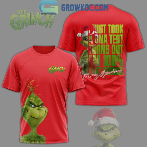 The Grinch I Just Took A DNA Test Turns Out I’m 100% That Grinch Christmas Hoodie T-Shirt