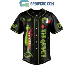 The Grinch Just Waiting For Grinchmas Merry Grinchmas 2024 Personalized Baseball Jersey