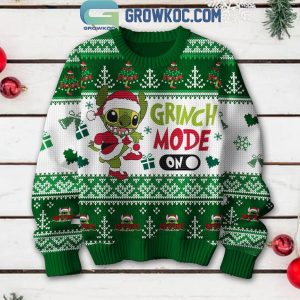 The Grinch Mode Is On For Christmas Ugly Sweater