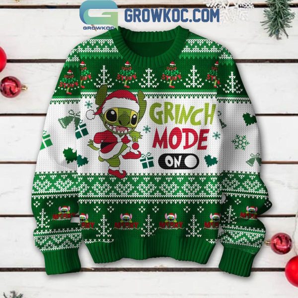 The Grinch Mode Is On For Christmas Ugly Sweater