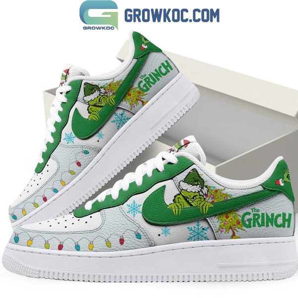 The Grinch Steal Christmas Light 2024 Air Force 1 Shoes