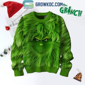 The Grinch With A Sneaky Smile Christmas Ugly Sweater