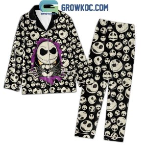 The Nightmare Before Christmas Jack Skellington Skull Polyester Pajamas Set