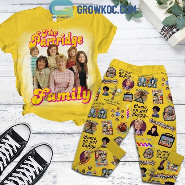 The Partridge Family Come On Get Happy Fleece Pajama Set